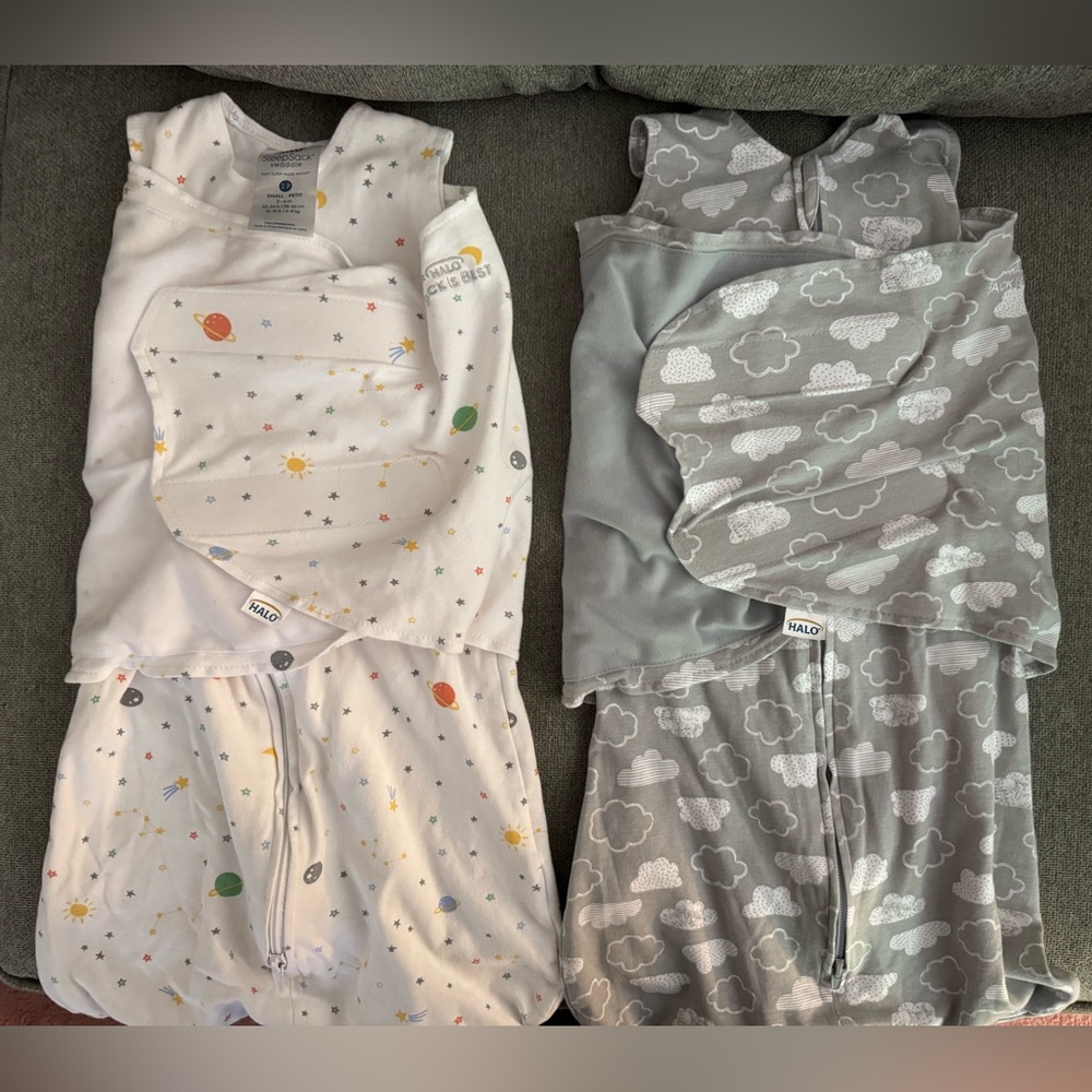 Two Halo Swaddle/ Sleep Sacks